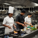 قسم أزياء المطاعم والطهاة